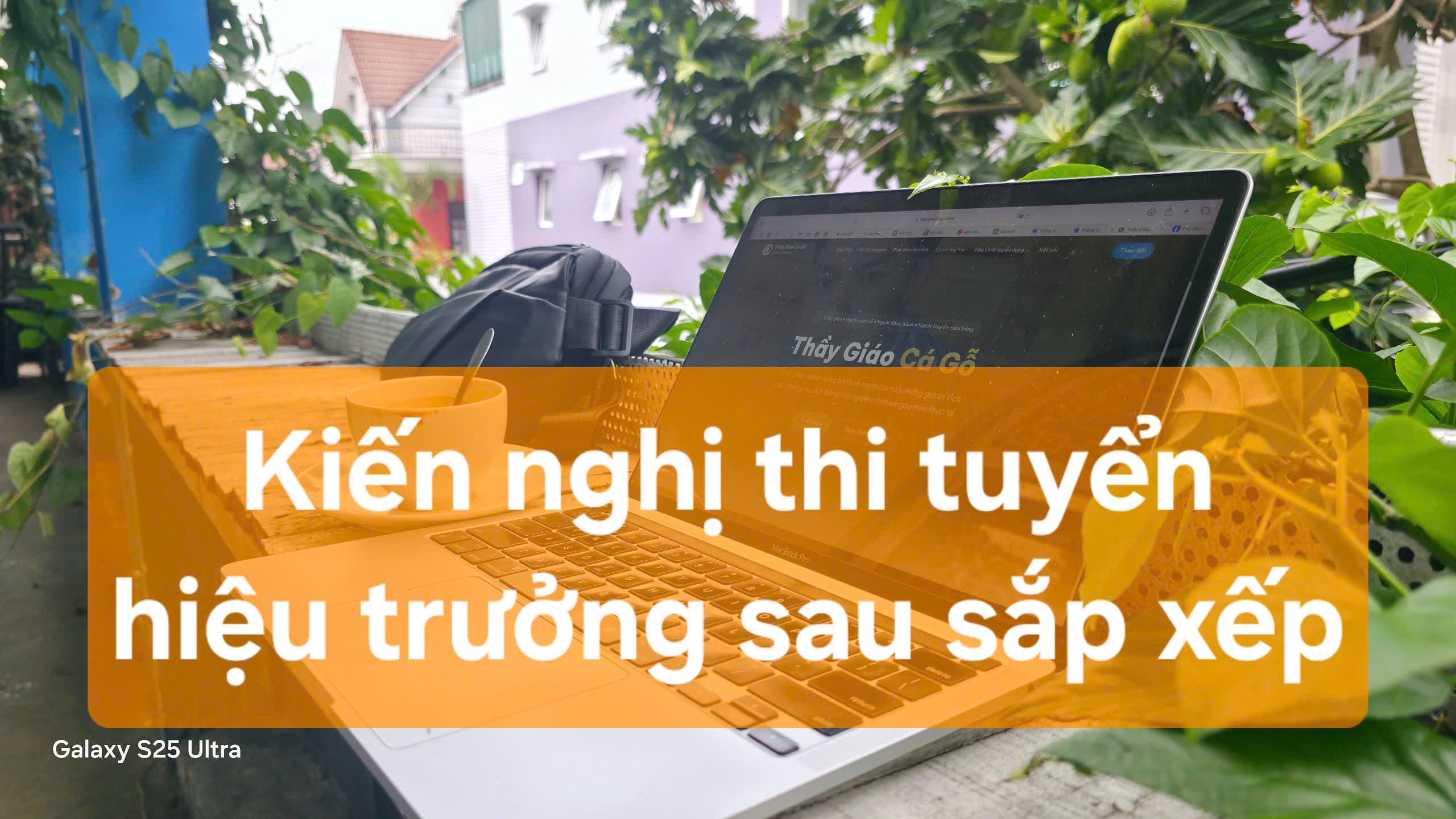 Hiệu trưởng ... sau sắp-xếp, cần sếp sẵn sàng